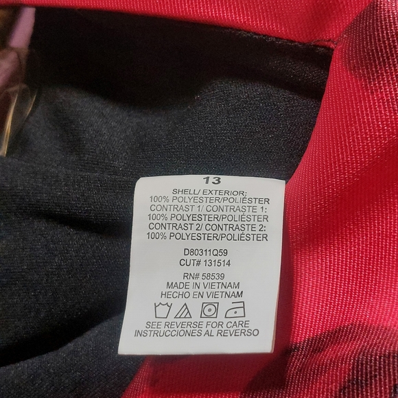 💋Speechless Red and Black Roses Semi Formal Dress - Picture 4 of 7